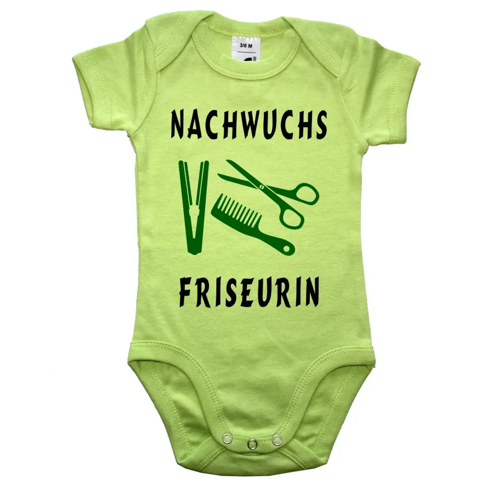 Baby-Body mit Druck Friseur oder Friseurin