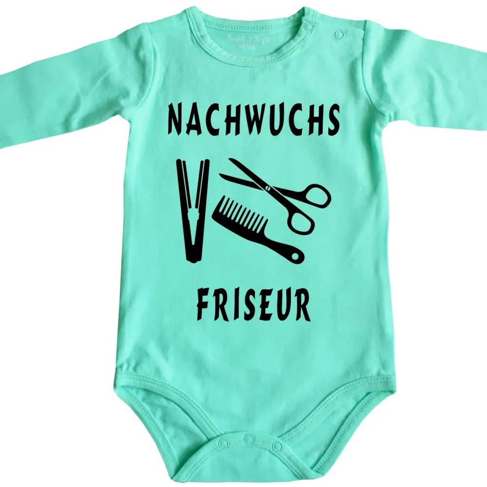 Baby-Body mit Friseur oder Friseurin