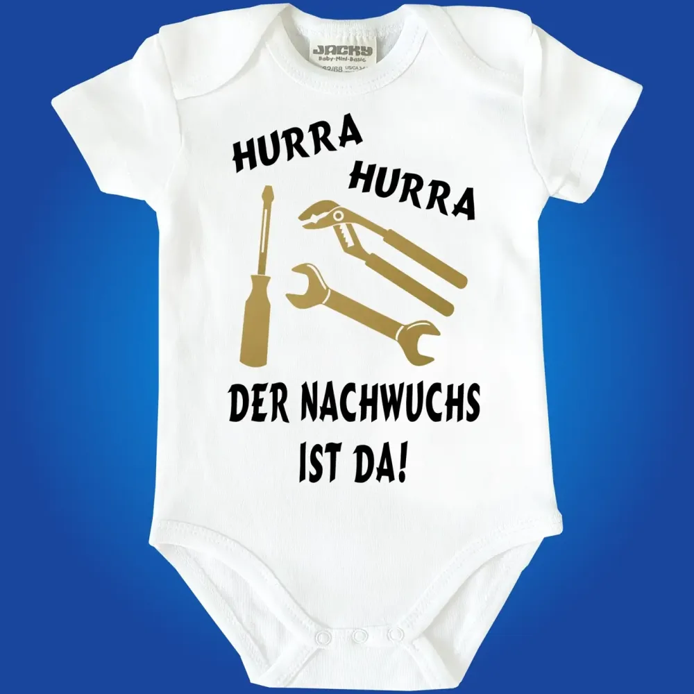 Baby-Body mit Druck Nachwuchs Handwerkder