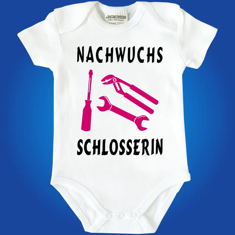 Baby-Body mit Druck Schlosserin