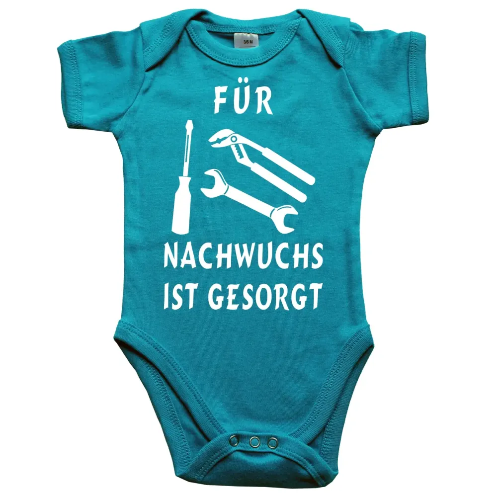 Baby-Body mit Aufdruck Installateurin