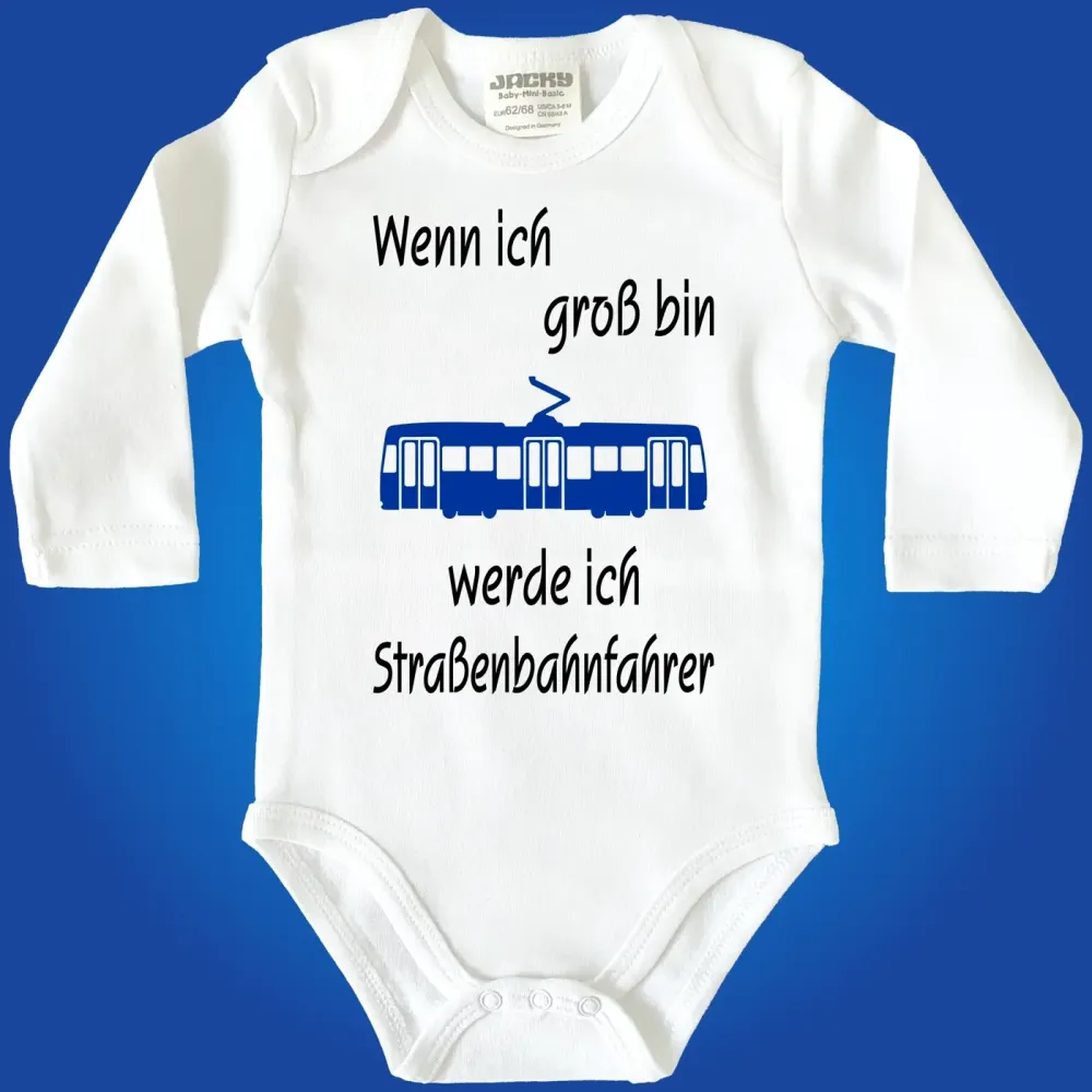 Baby‑Body mit Berufswunsch Erzieherin