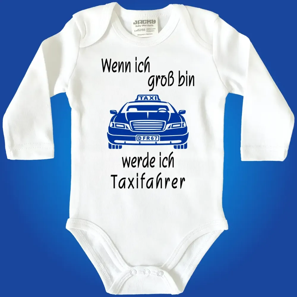 Babybody mit Berufswunsch Pilotin