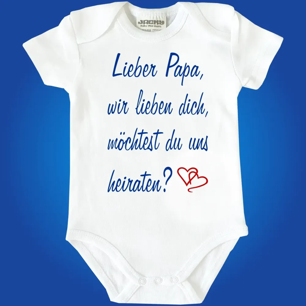 Preview: Babybody „Wir lieben dich“ romantischer Spruch