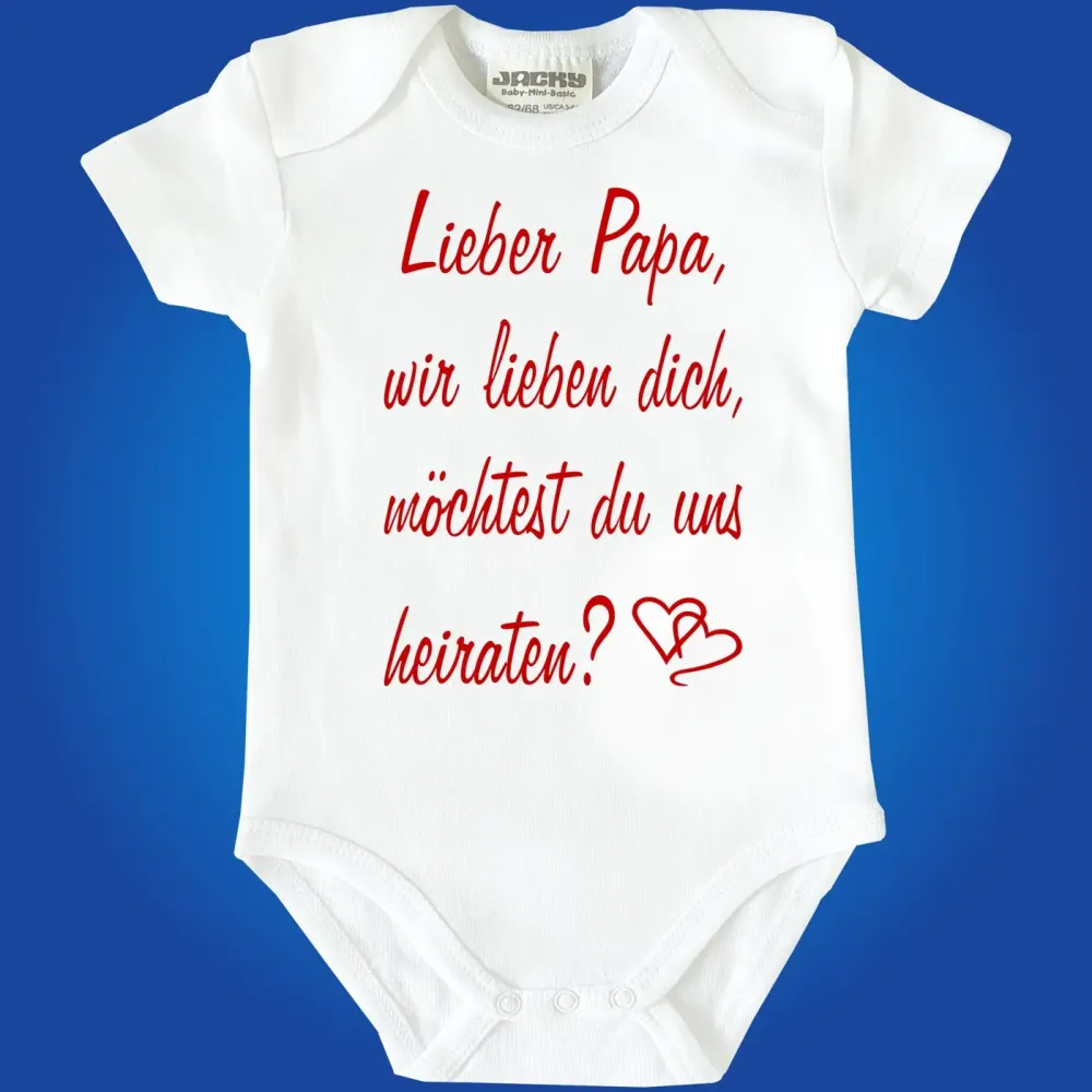 Babybody emotionaler Familienantrag