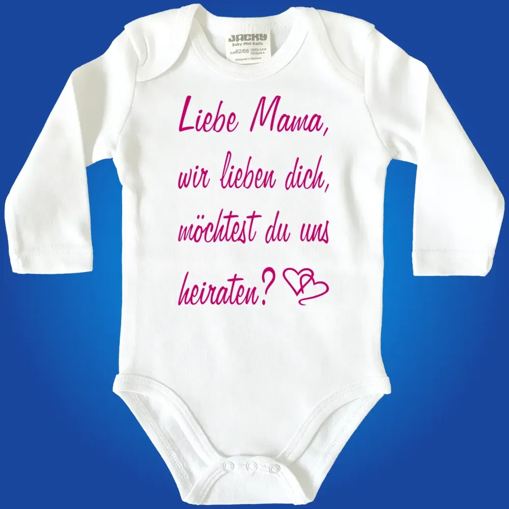 Babybody Heiratsfrage Mama oder Papa