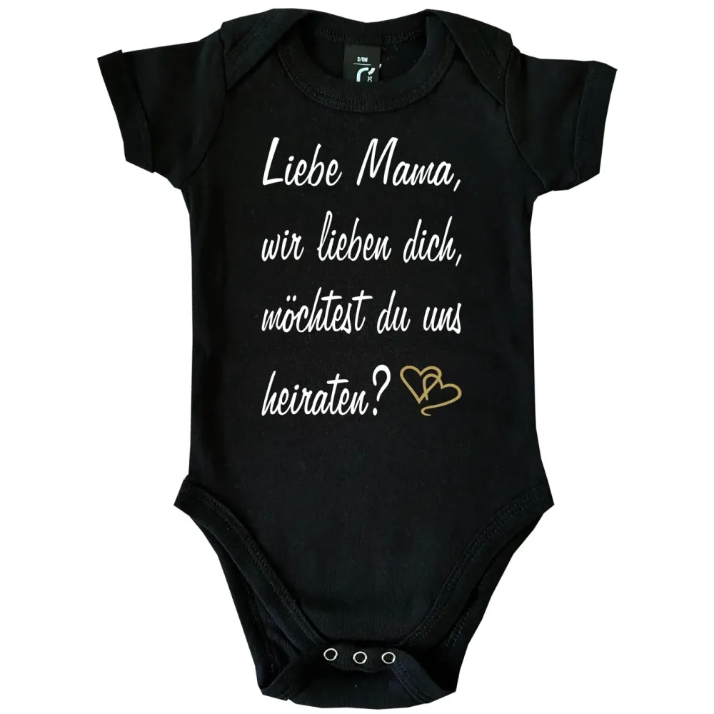 Baby‑Body als kreativer Heiratsantrag