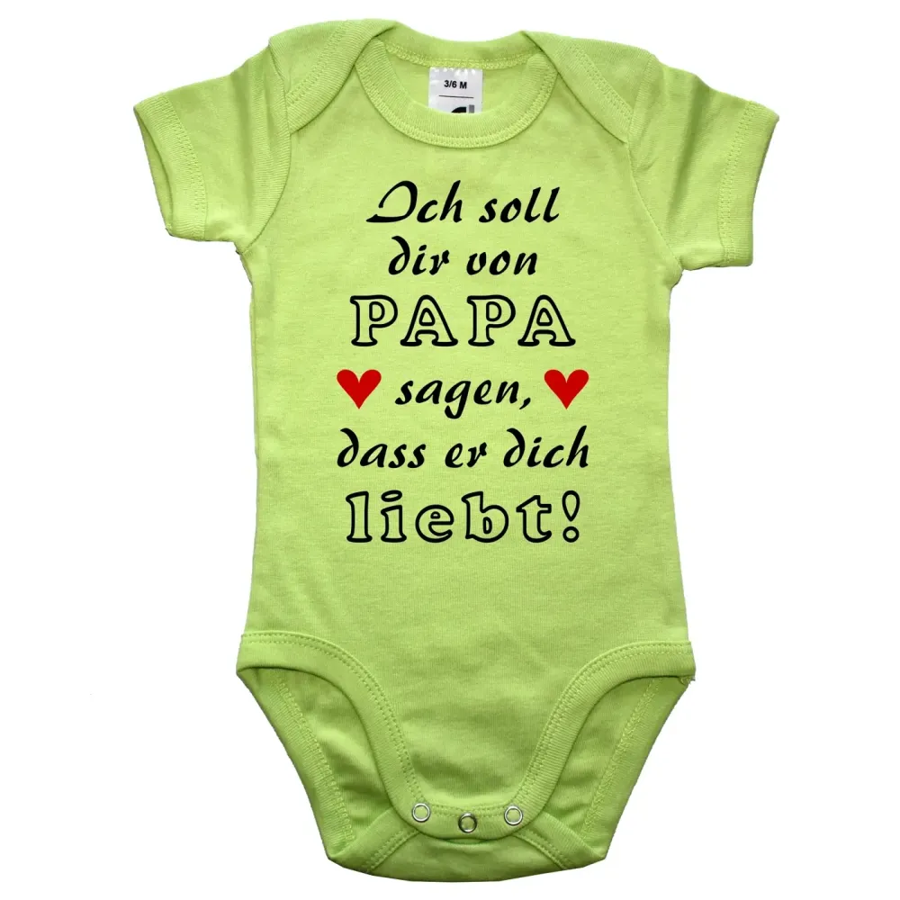 Babybody Liebesbody für Papa