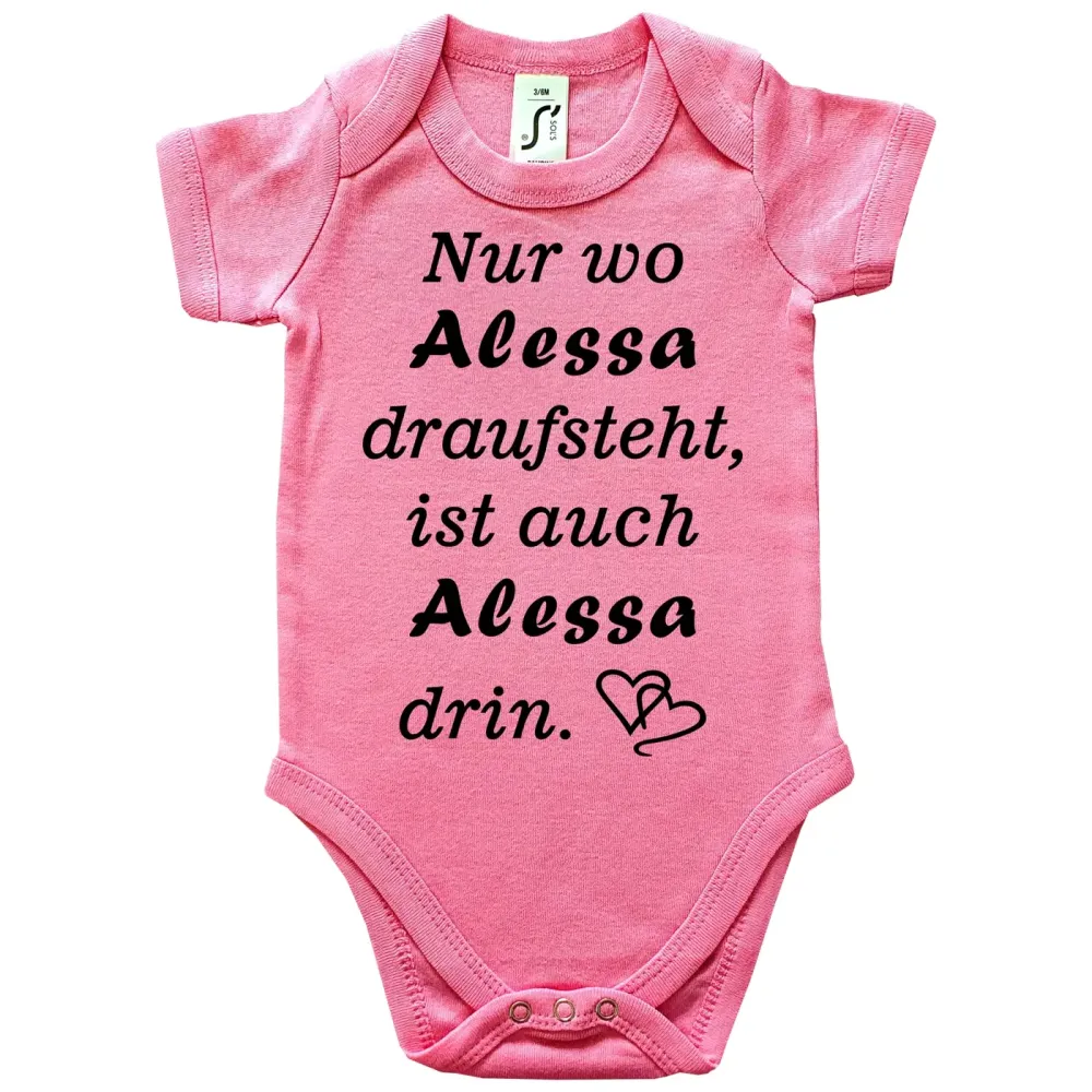 Preview: Baby Bodie mit Wunschname - Personalisiert
