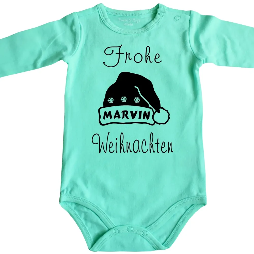 Preview: Baby-Body Weihnachtsgeschenk - Personalisiert