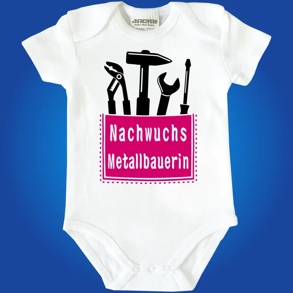 Baby-Body mit Aufdruck Schlosser