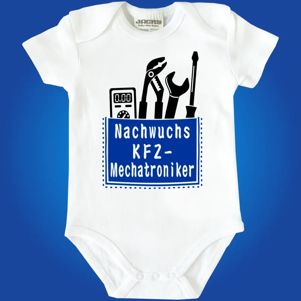 Baby-Body mit Druck KFZ-Machatroniker