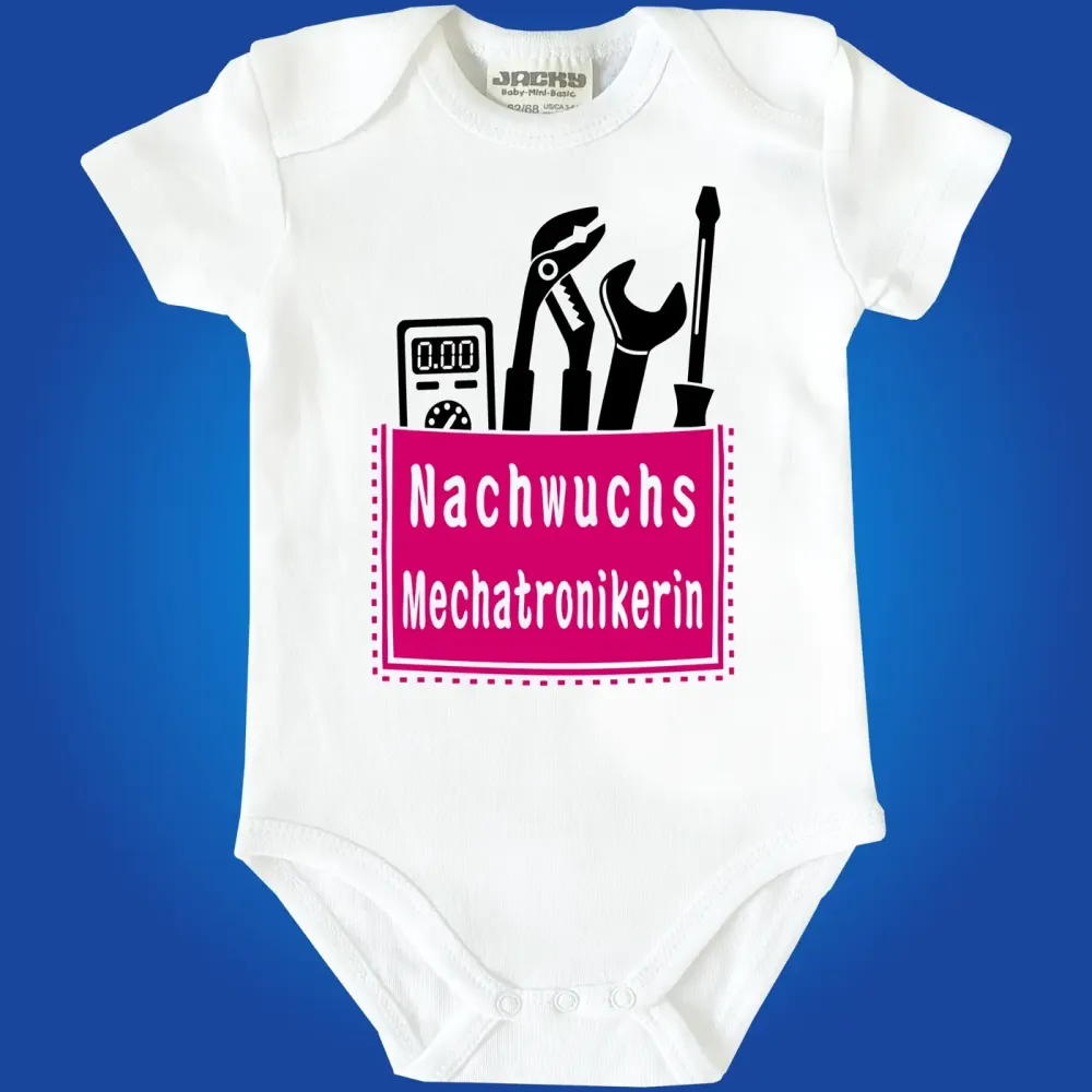 Baby-Body mit Aufdruck Bäcker