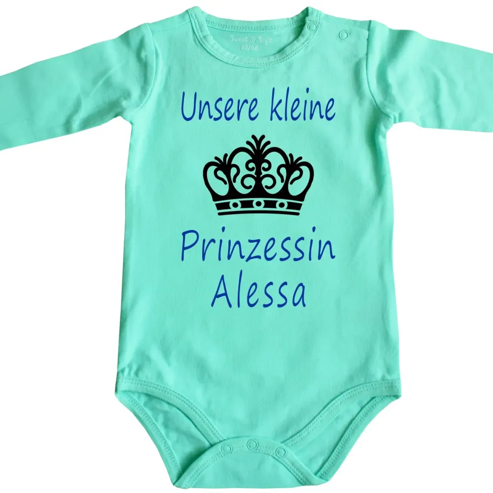 Baby-Body Prinz Design mit Krone