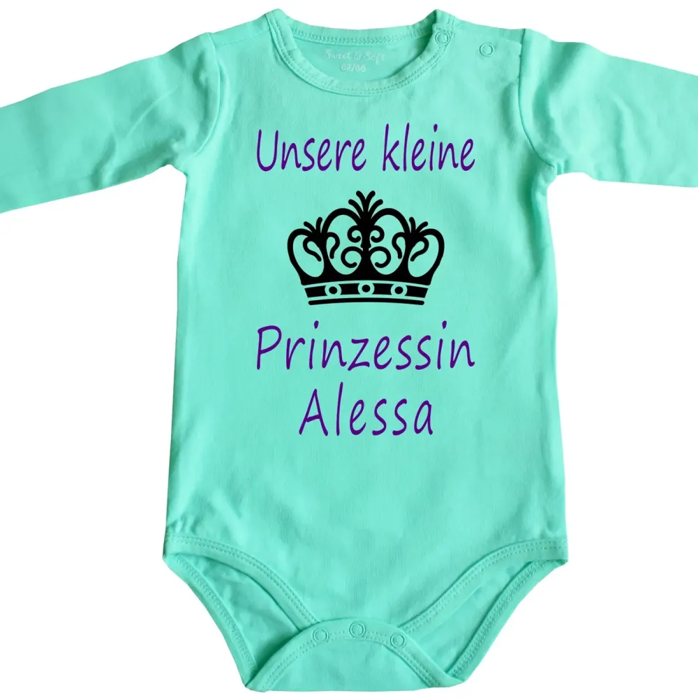 Baby-Body kleine Prinzessin süßes Motiv