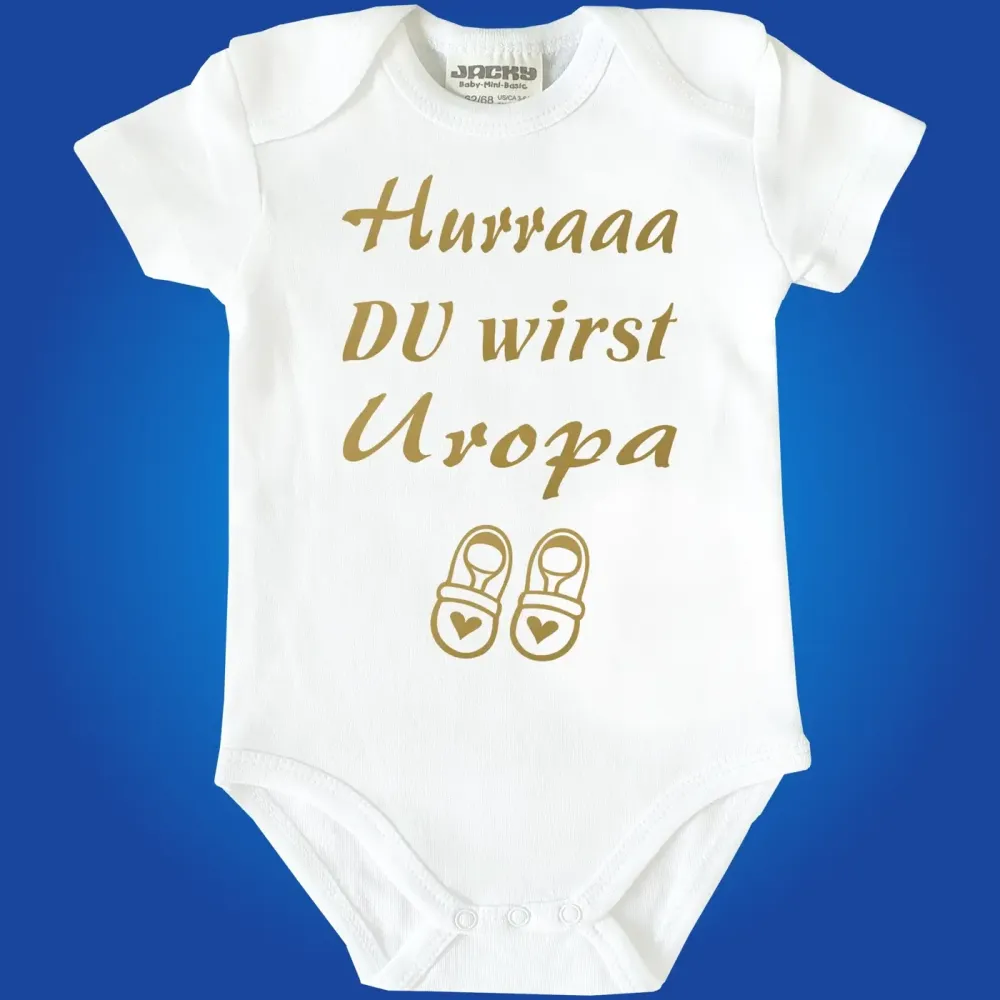 Baby‑Body mit wählbarer Familienperson und süßem Motiv