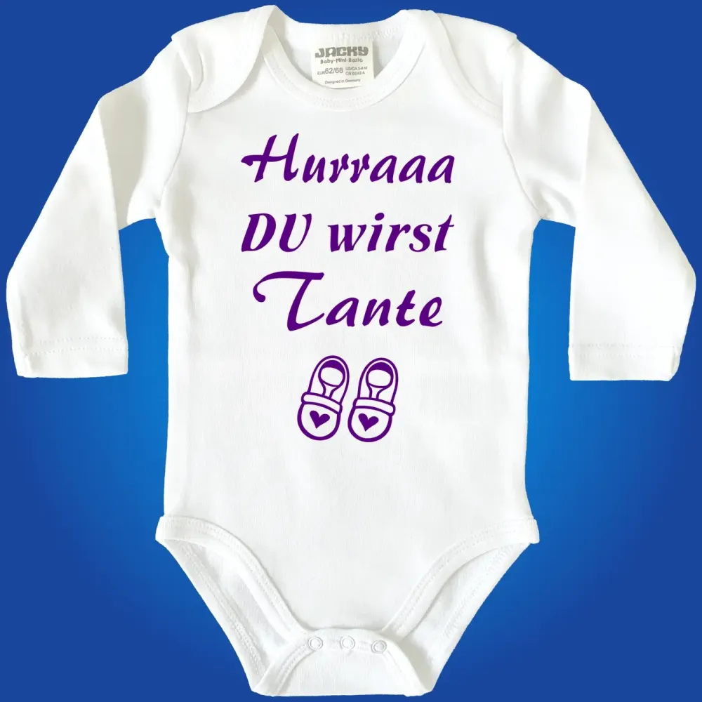 Preview: Babybody „Hurraaa, du wirst Opa“ mit wählbarer Textfarbe