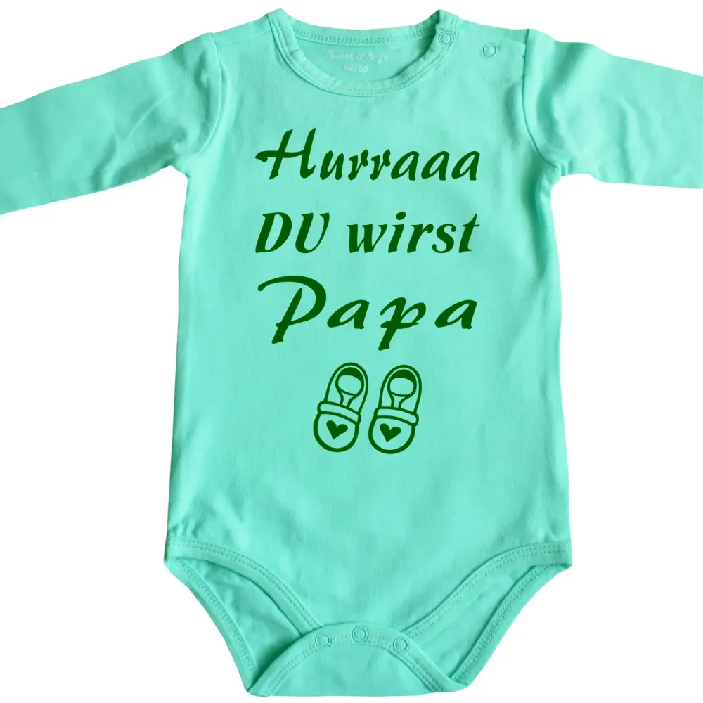 Preview: Baby Body mit Babyschuhe