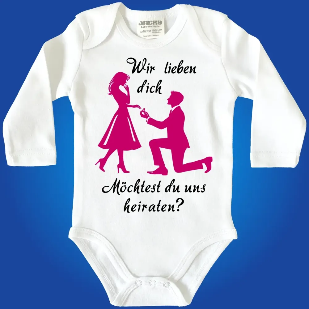 Baby-Body mit Druck Antrag
