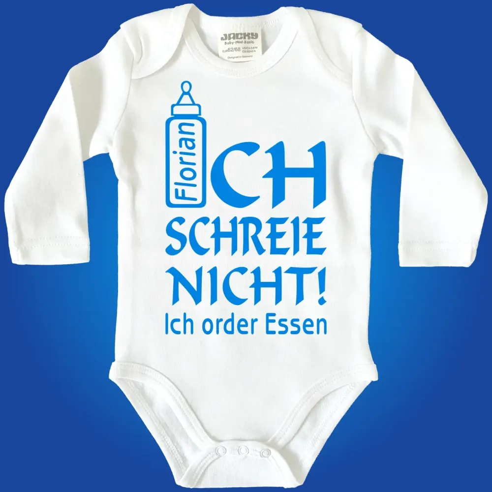 Baby-Body mit Spruch