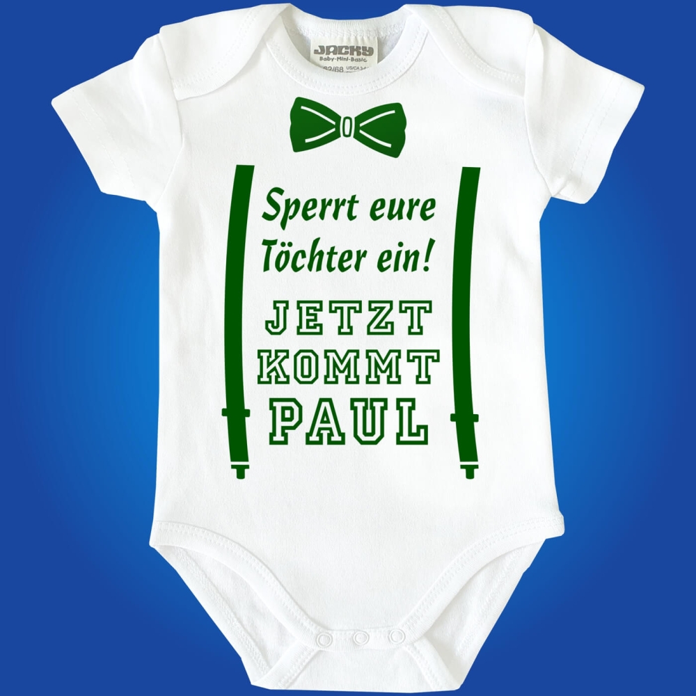 Preview: Babybodie mit lustigem Spruch