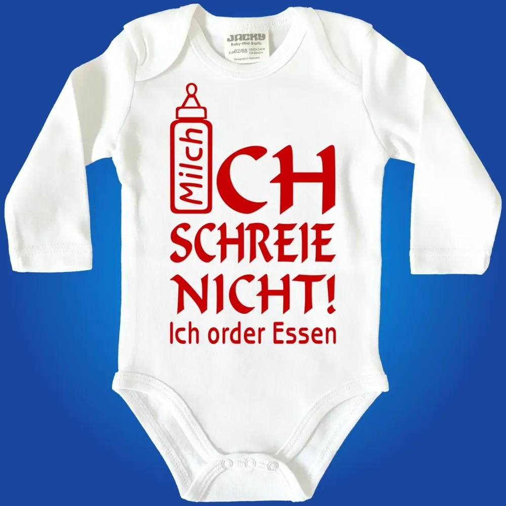 Baby-Body mit Spruch