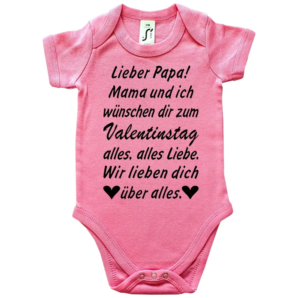 Baby-Body zum Valentinstag