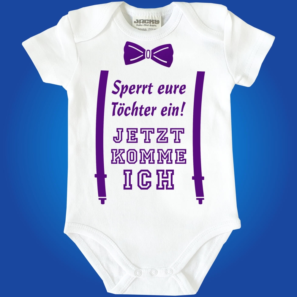 Witziger Baby-Body - Auf Wunsch MIT Wunschname