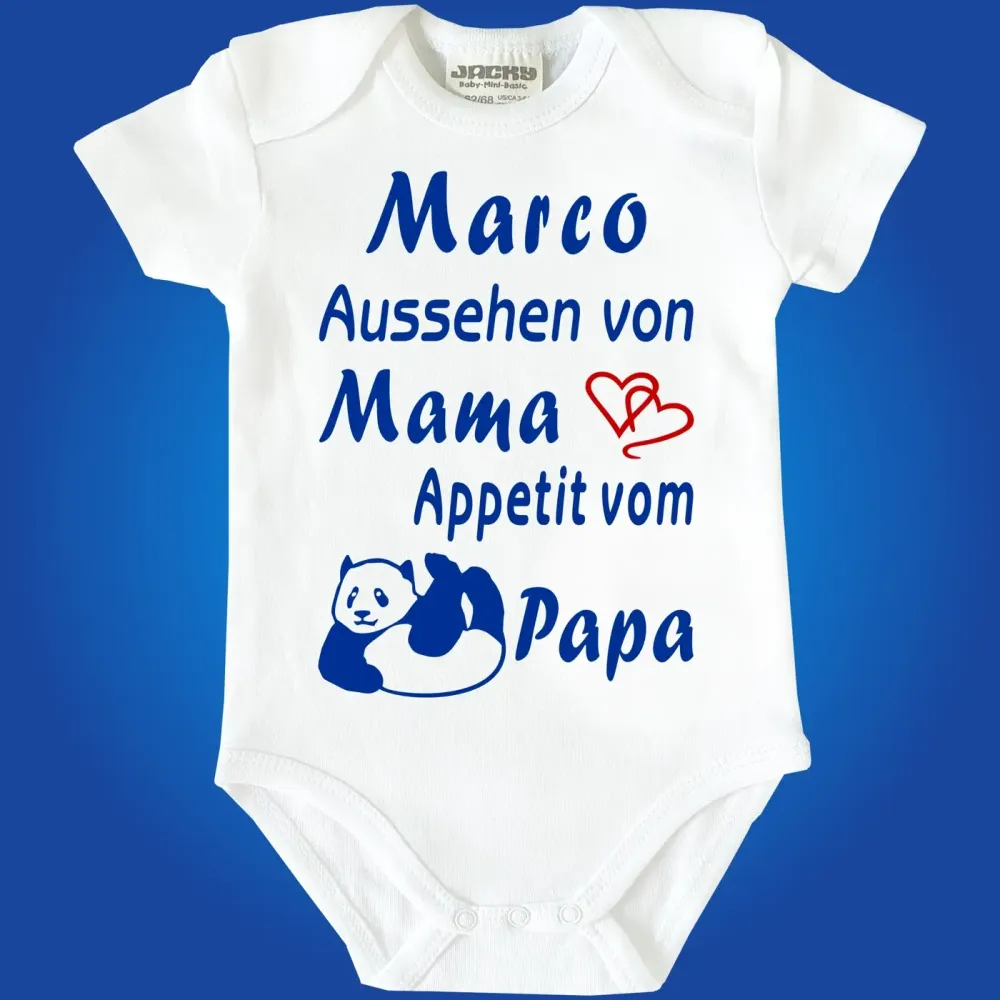 Preview: Baby-Body mit witzigem Spruch
