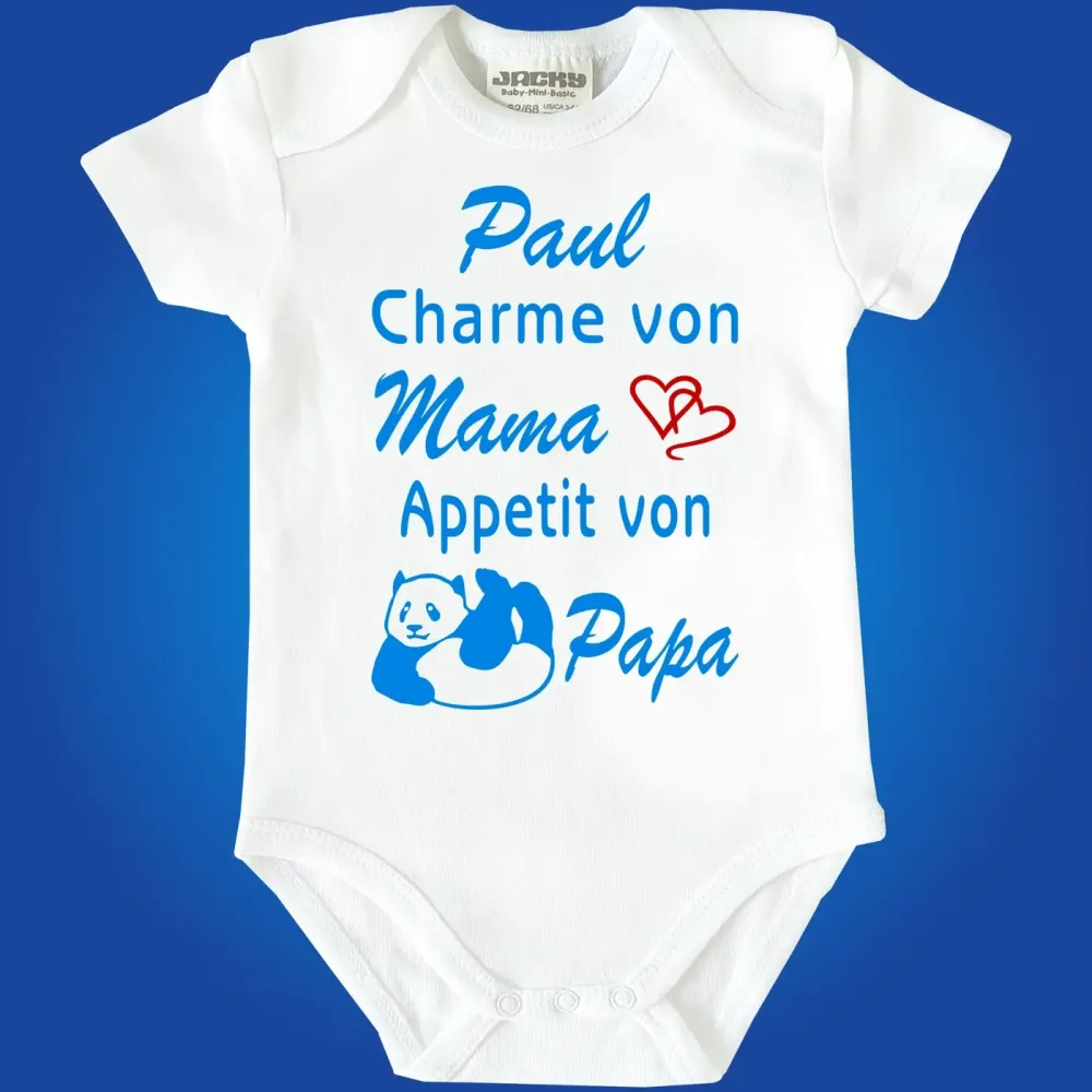 Babybody personalisiert mit Grafik