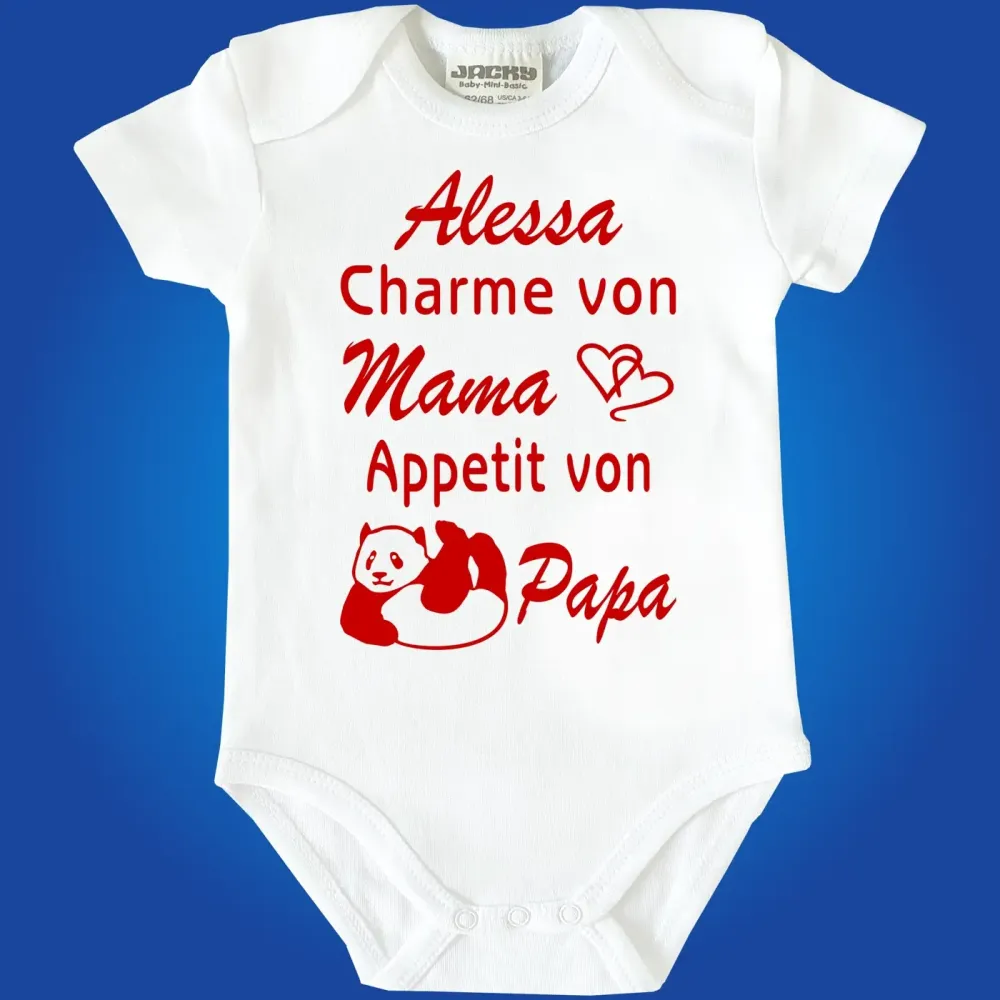 Babybody Charme von Mama Spruch