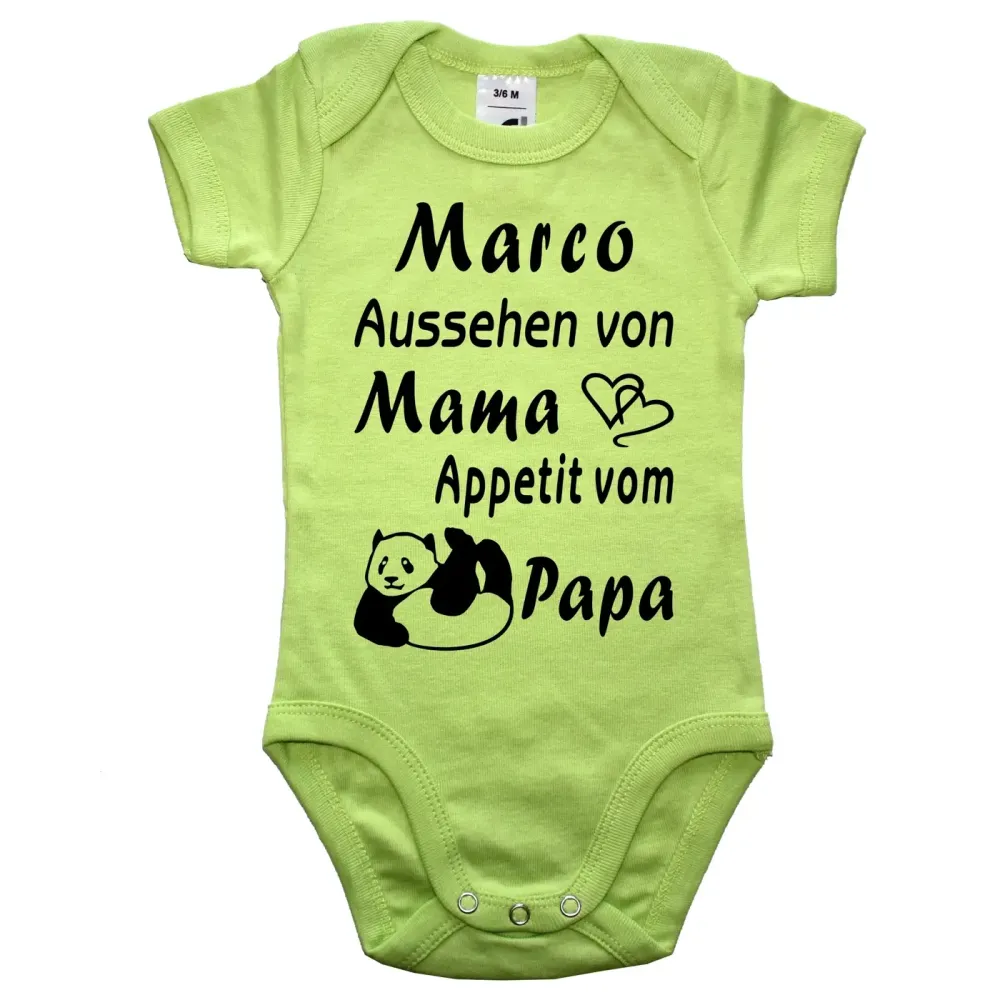Baby-Body mit lustigem Spruch