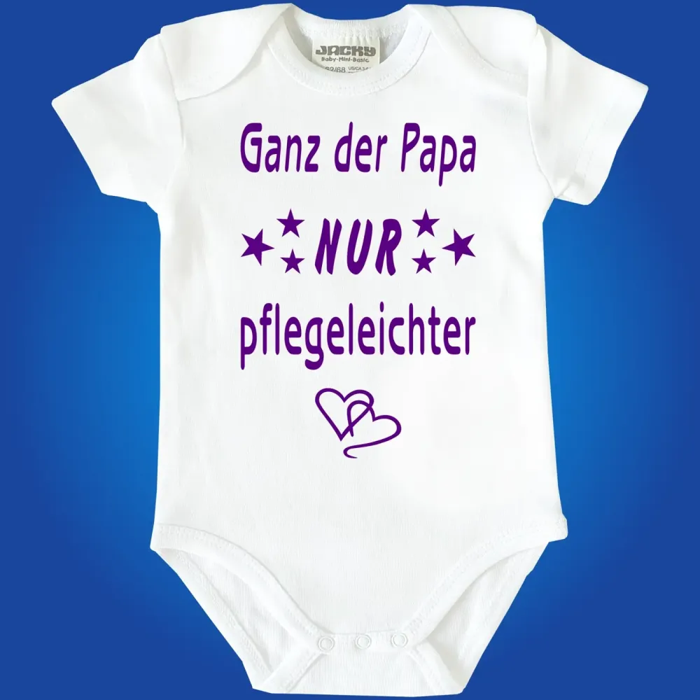 Babybody lustiger Text für Papa