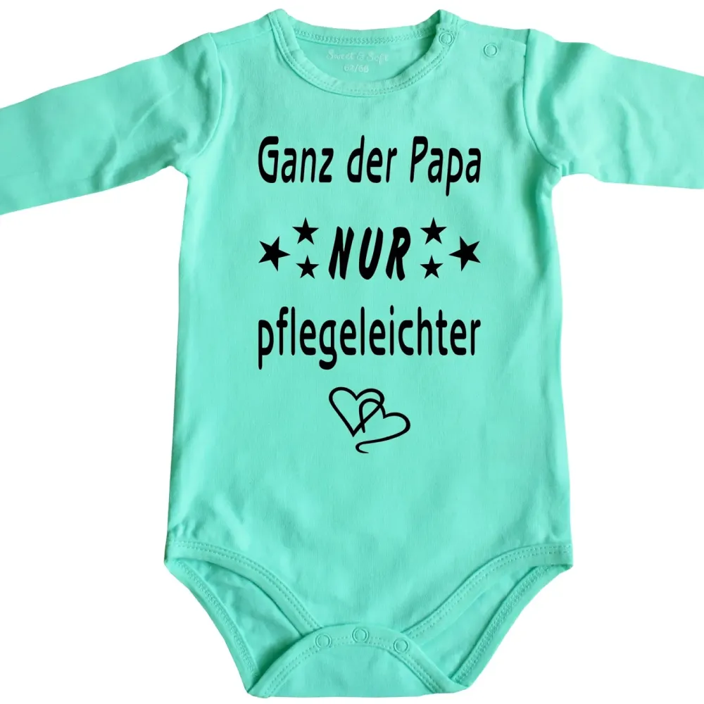 Babybody „Ganz der Papa – nur pflegeleichter“