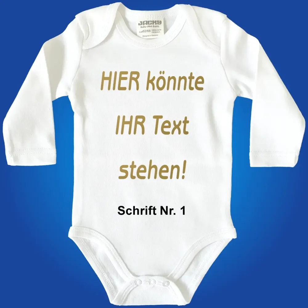 Baby-Body komplett Personalisiert
