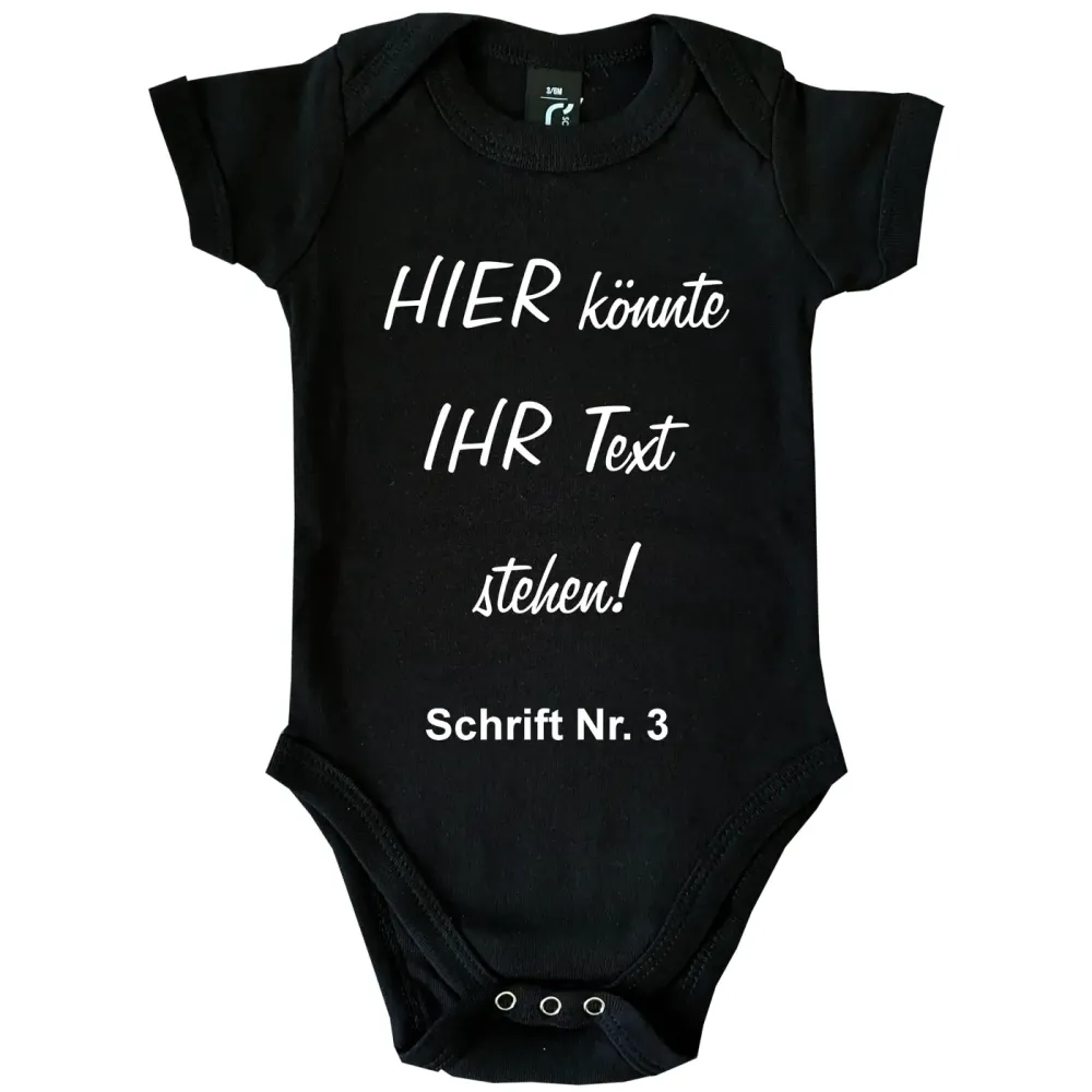 Baby-Body mit Wunschtext - Personalisiert
