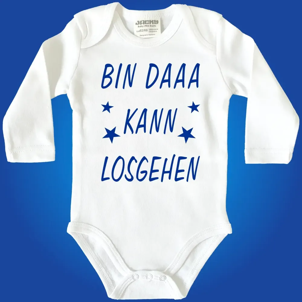 Baby-Body mit Druck zur Geburt