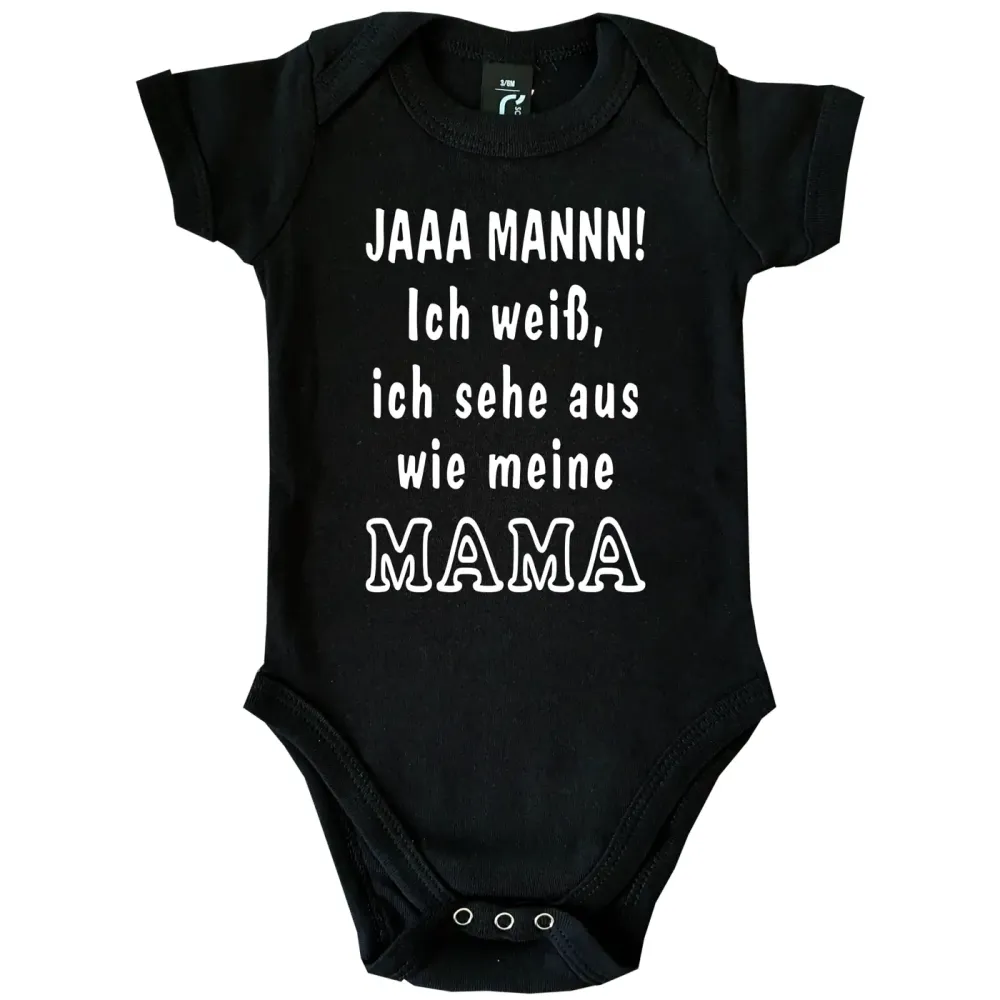 Bedruckter Babybody mit witzigem Papa‑Design