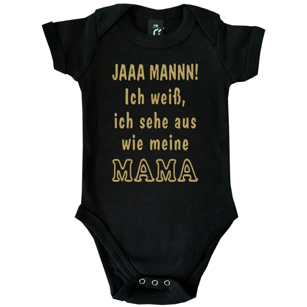 Baby‑Body mit Fun‑Motiv „Ich sehe aus wie Papa“