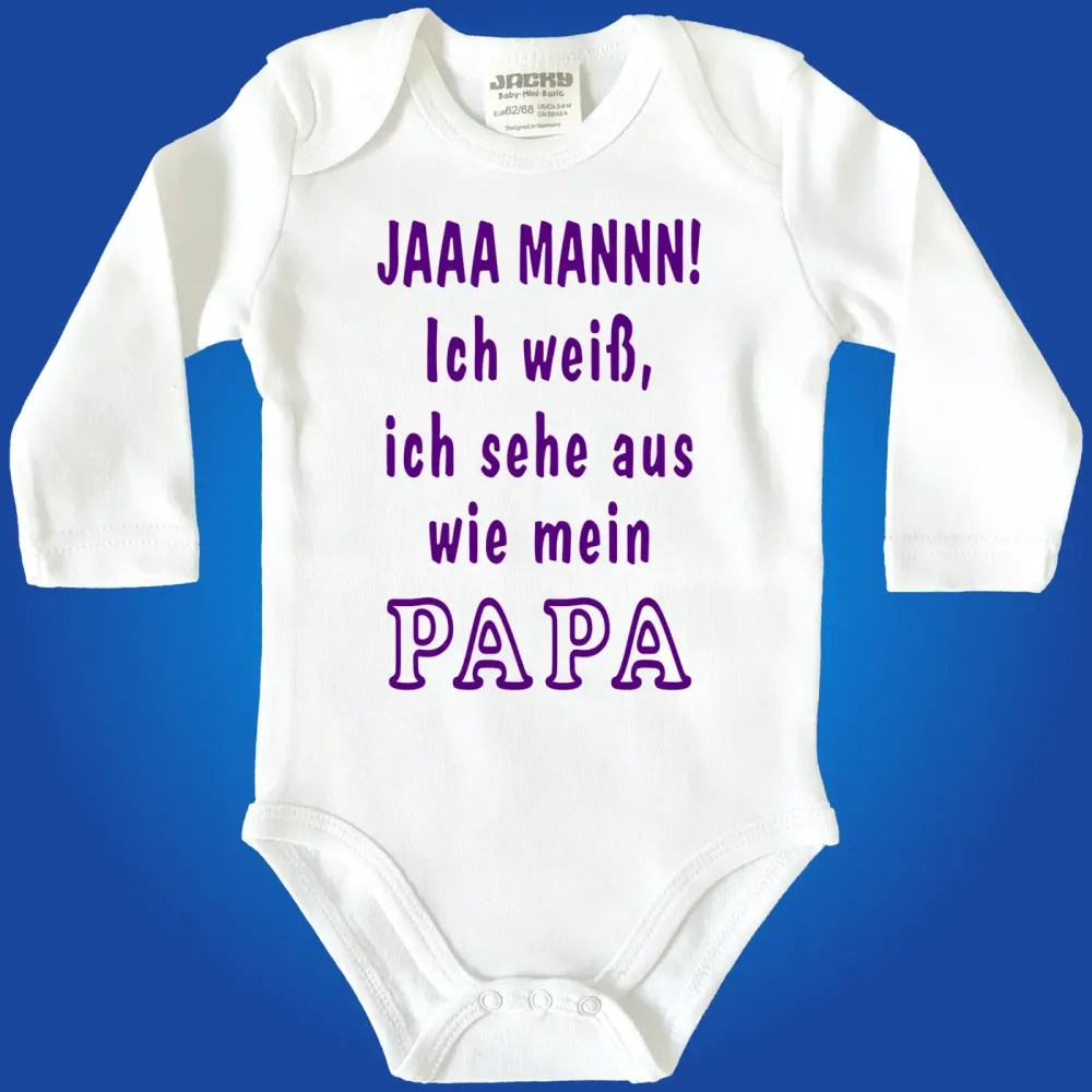 Baby‑Body mit witzigem Mama‑Spruch