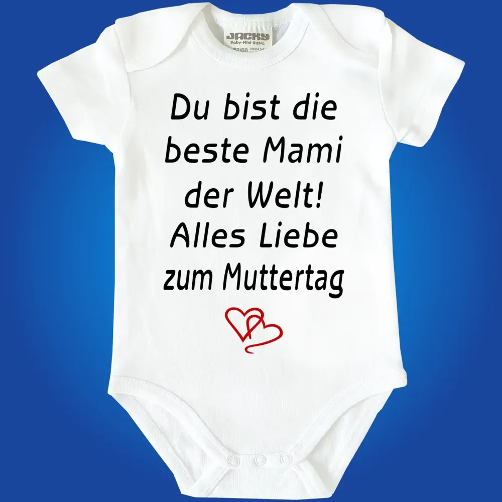 Baby-Body mit Aufdruck Muttertag