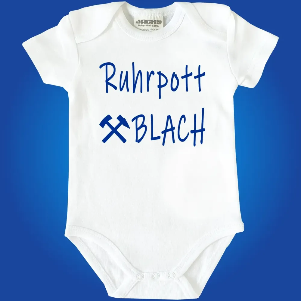Preview: Baby-Body mit Druck Ruhrpott