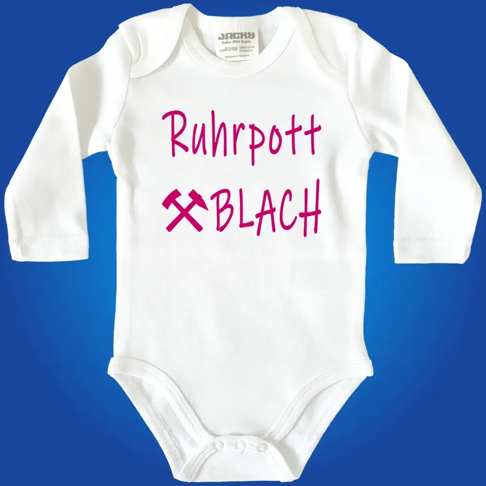 Preview: Baby-Body mit Aufdruck Ruhrpottblach
