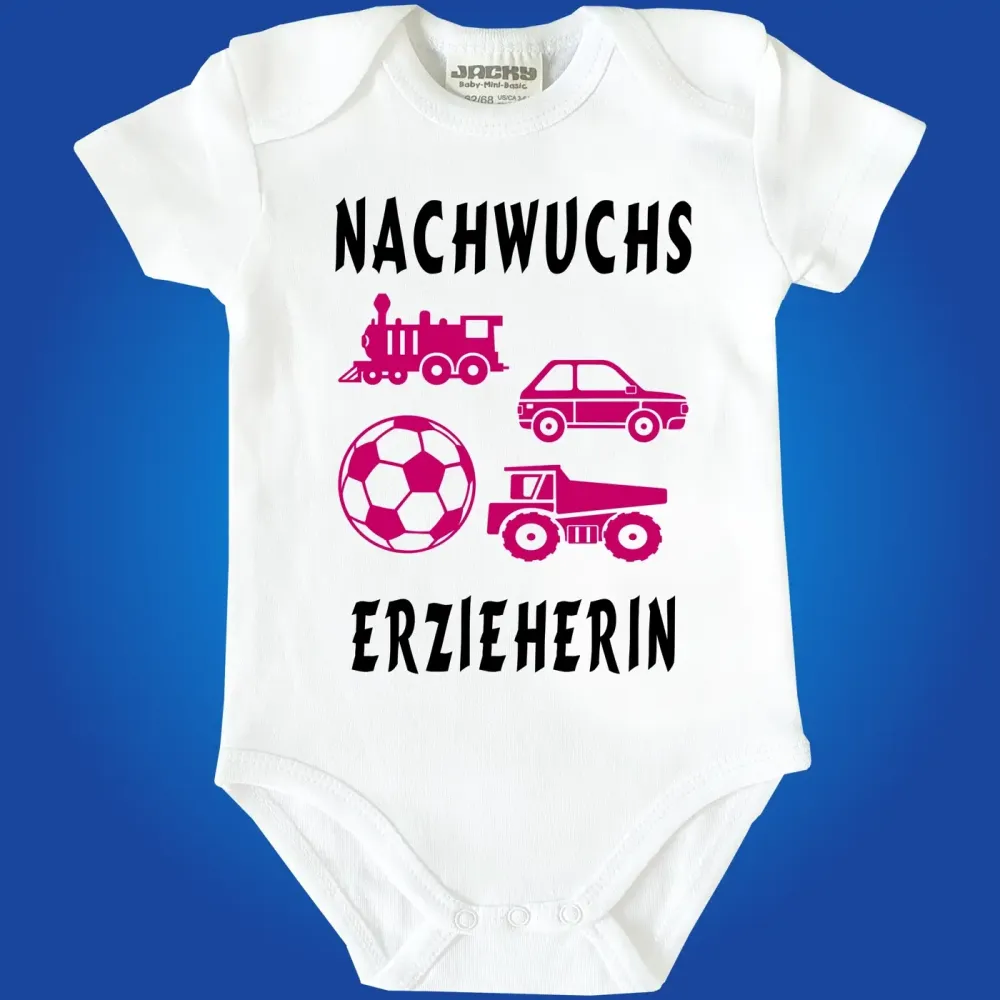 Baby-Body für Erzieherin mit humorvollem Nachwuchs‑Design