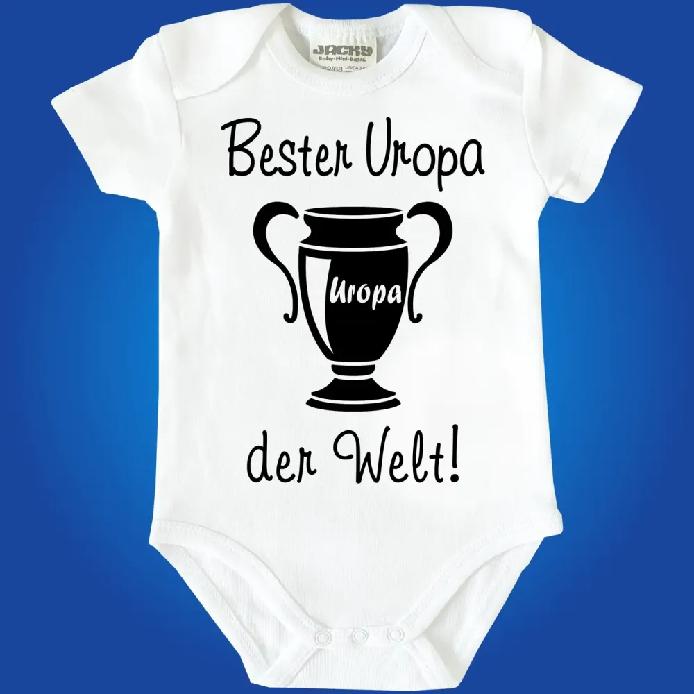 Preview: Baby-Body mit Aufdruck bester Uropa