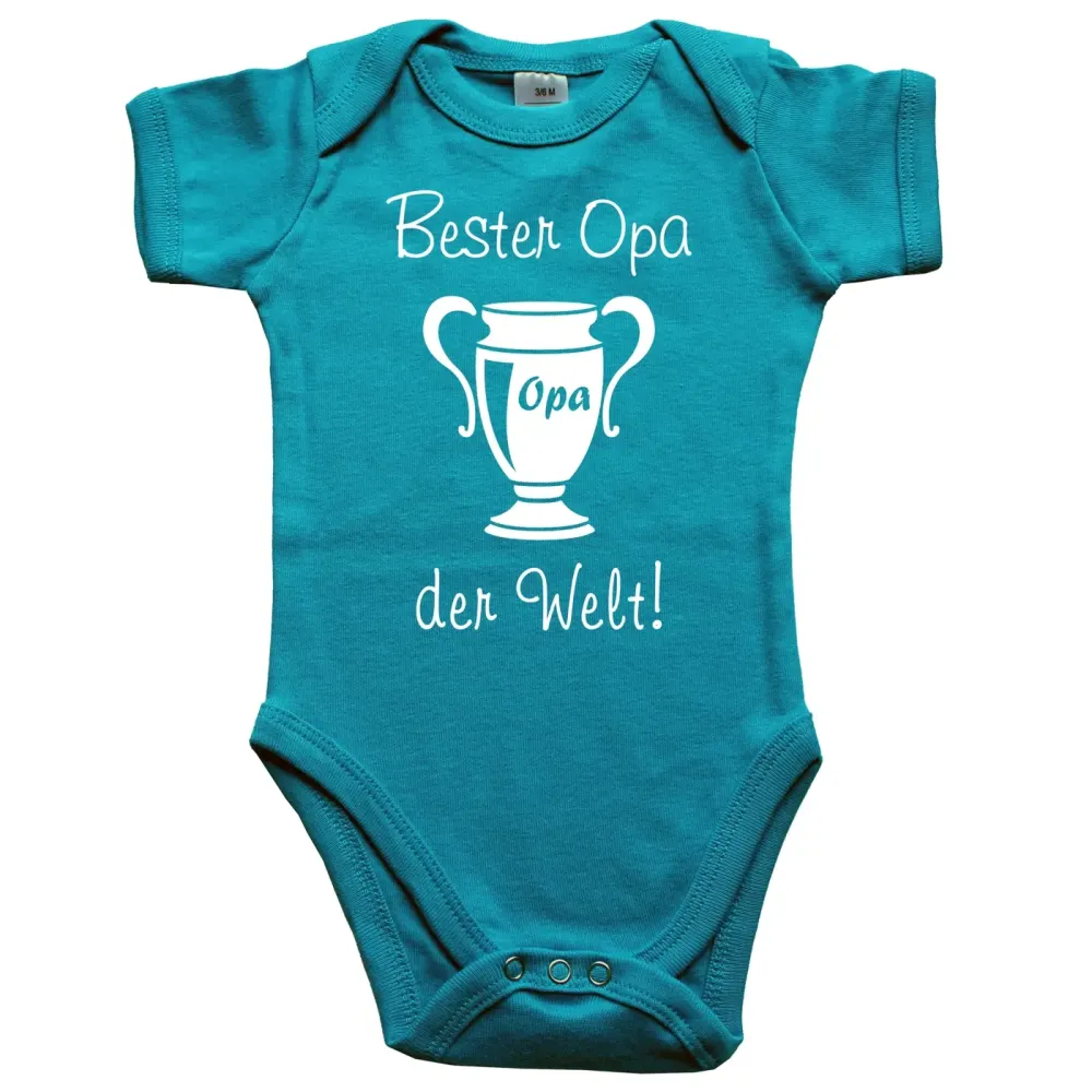 Preview: Baby‑Body „Bester … der Welt“ mit Pokal Symbol
