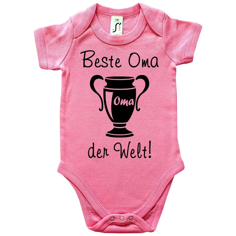 Preview: Baby Bodie mit Aufdruck Beste Oma