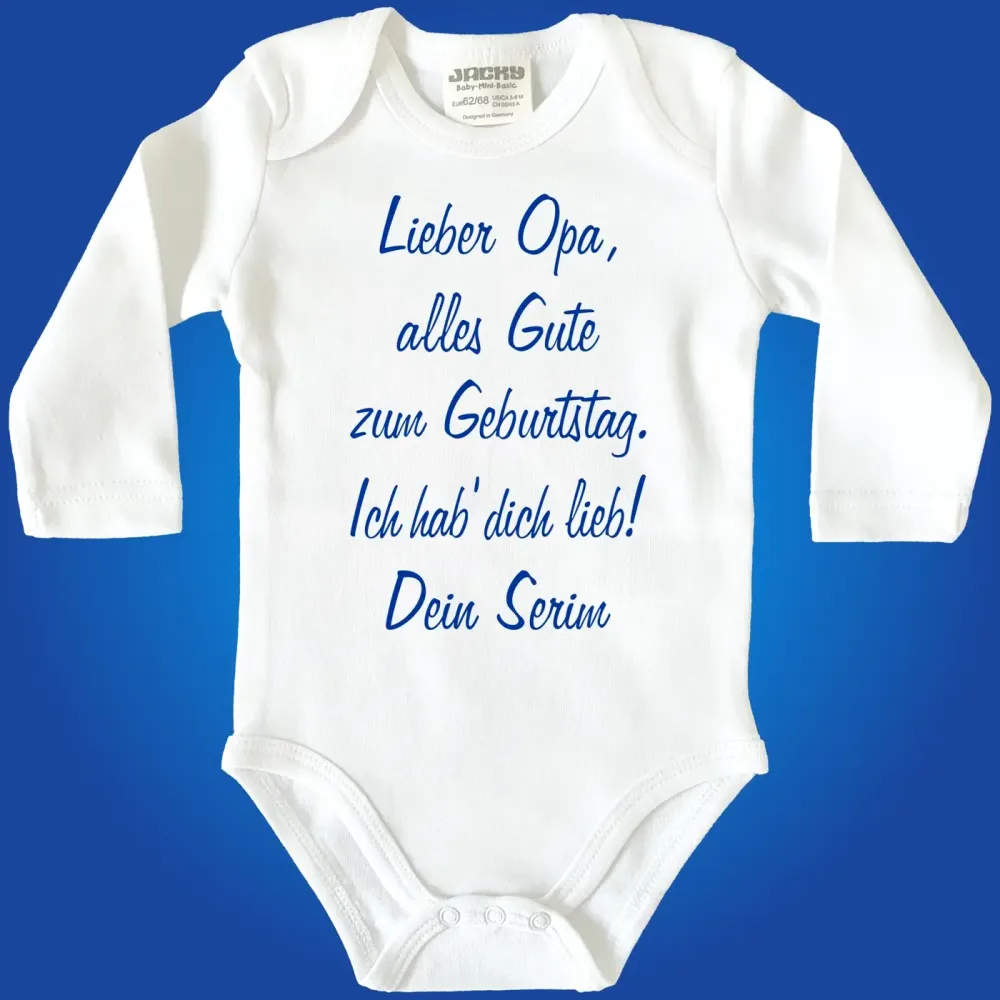 Preview: Babybody zum Geburtstag für Mama
