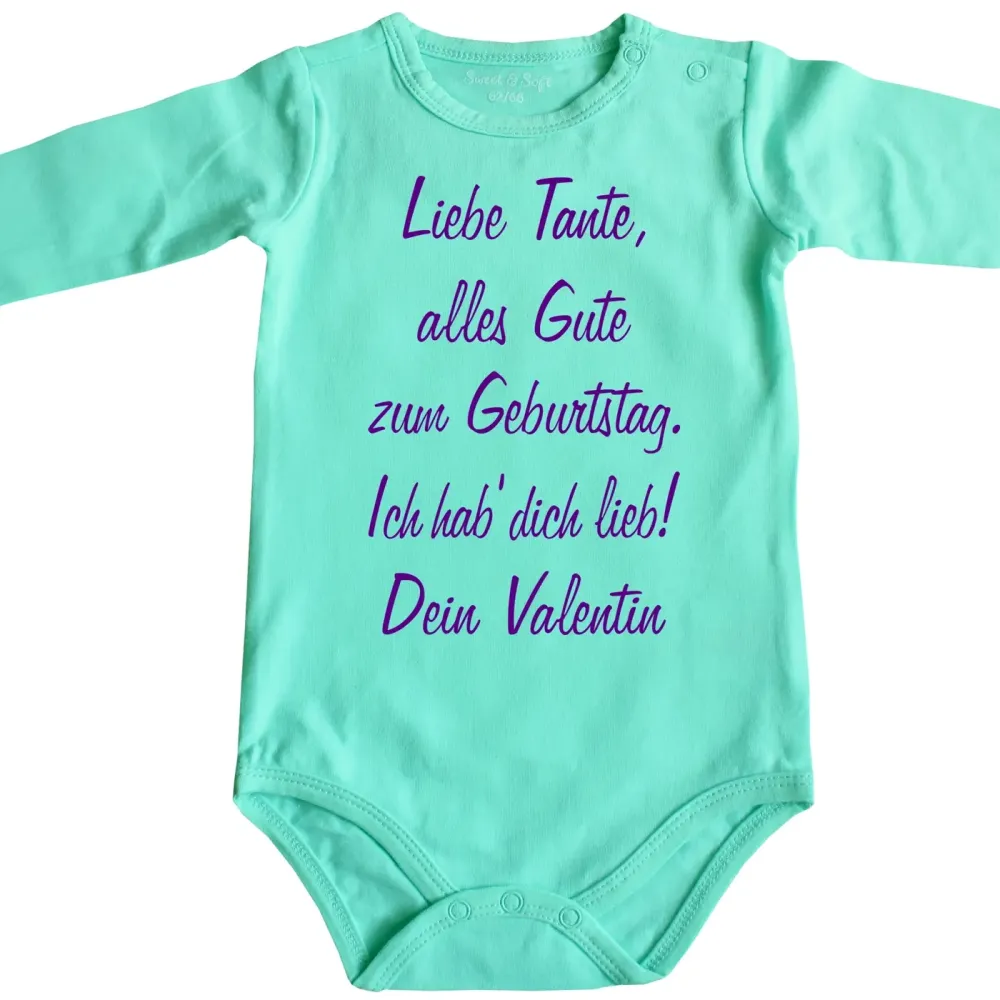 Preview: Baby-Body zum Geburtstag für Opa