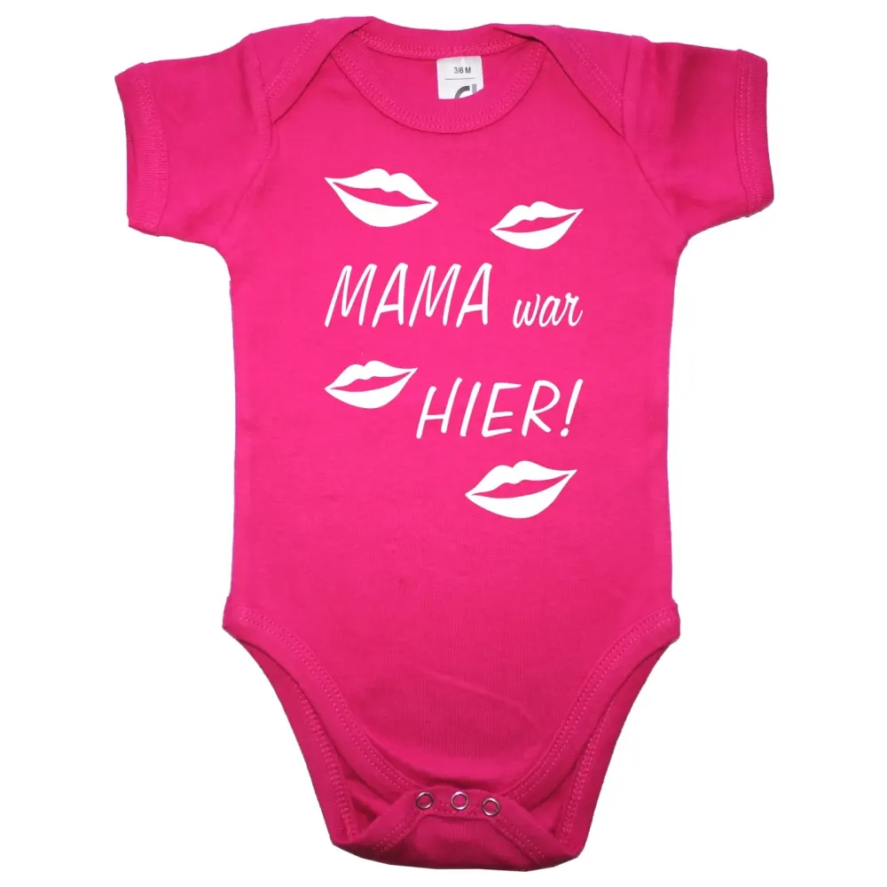 Babybody Oma war hier Kussmund Body